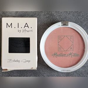OFRA x Madison Miller Blush In Sweet Stuff W MAKEUP IS ART Beauty Sponge NEW